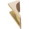 Ekena Millwork 6"W x 6"D x 12"H Wide Olympic Rough Cedar Woodgrain TimberThane Corbel, Primed Tan CORUR06X06X12OLYRCPR - alternate 6